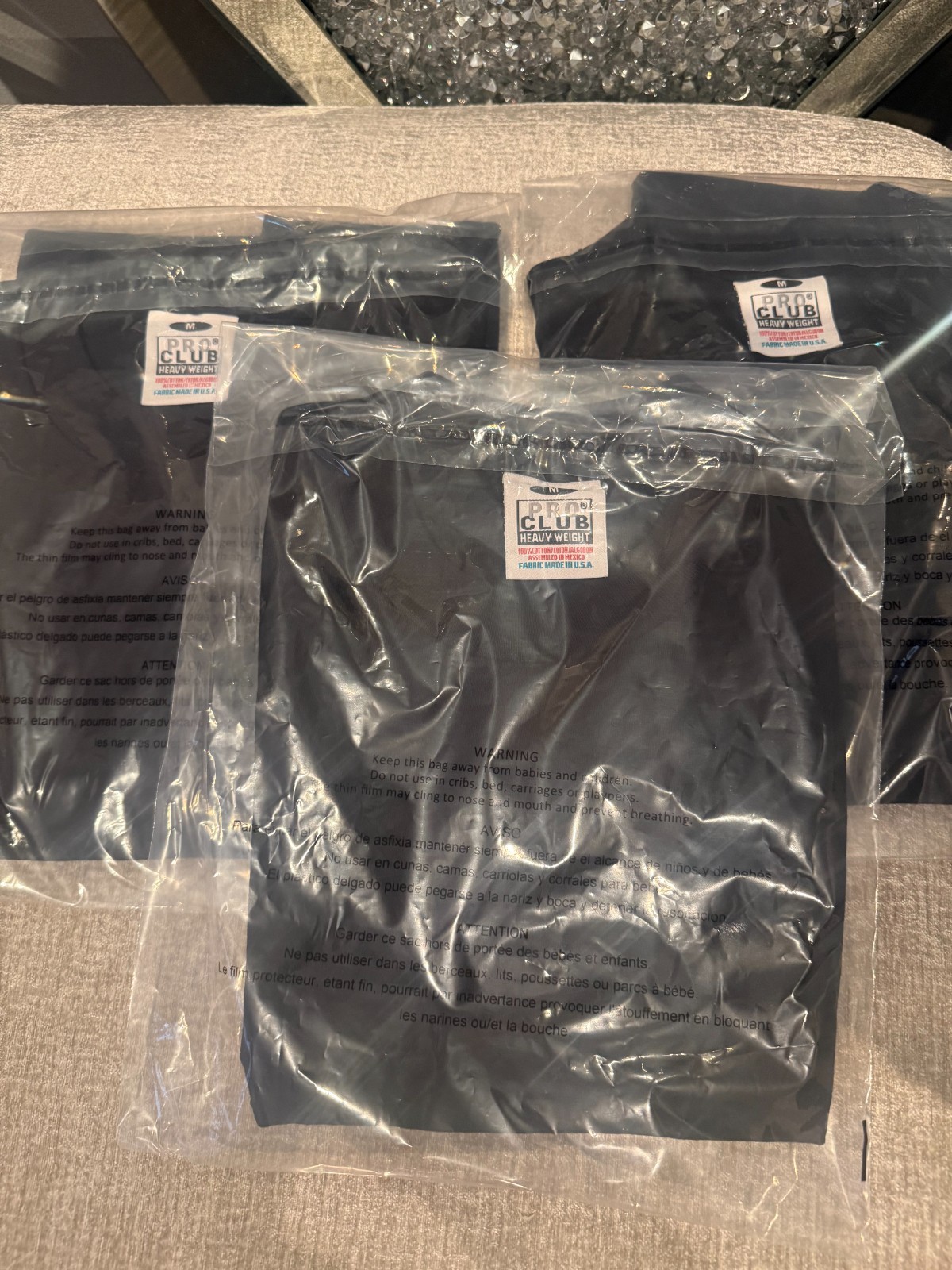 Brand New 3-Pack Heavyweight Pro Club (Bundle Deal) M T-Shirt Brand New 3-Pack Heavyweight Pro Club (Bundle Deal) M T-Shirt