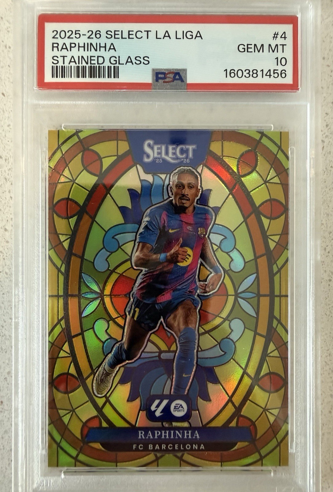 2025-26 Select La Liga - Raphina FC Barcelona Stained Glass - PSA 10