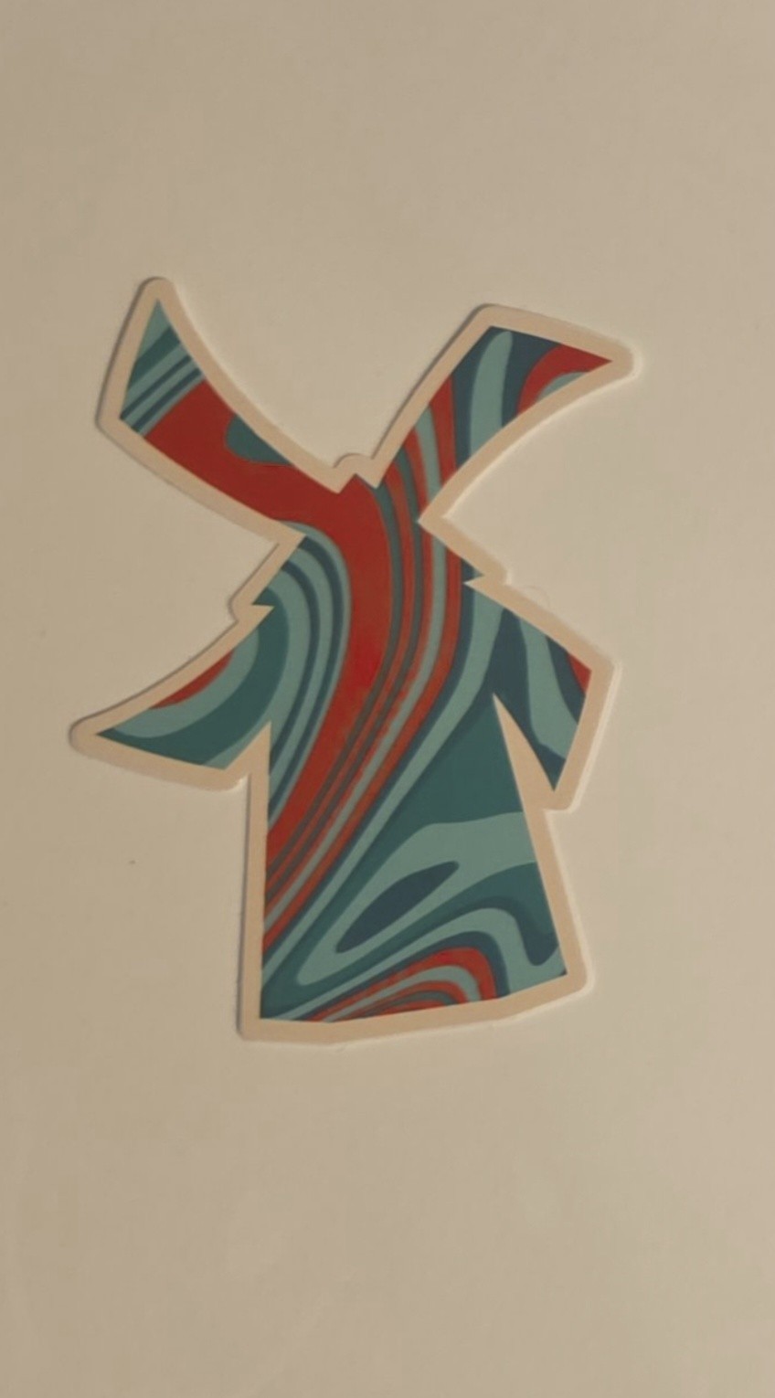 Dutch Bros Rare Winter Wonderland Windmill Sticker Dutch Bros Rare Winter Wonderland Windmill Sticker