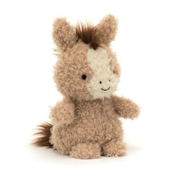 Jellycat Plush Little Horse Toy Stuffed Animal Doll & Dust Bag 18cm/7