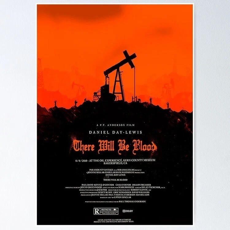 There Will Be Blood Daniel Day Lewis Movie Poster