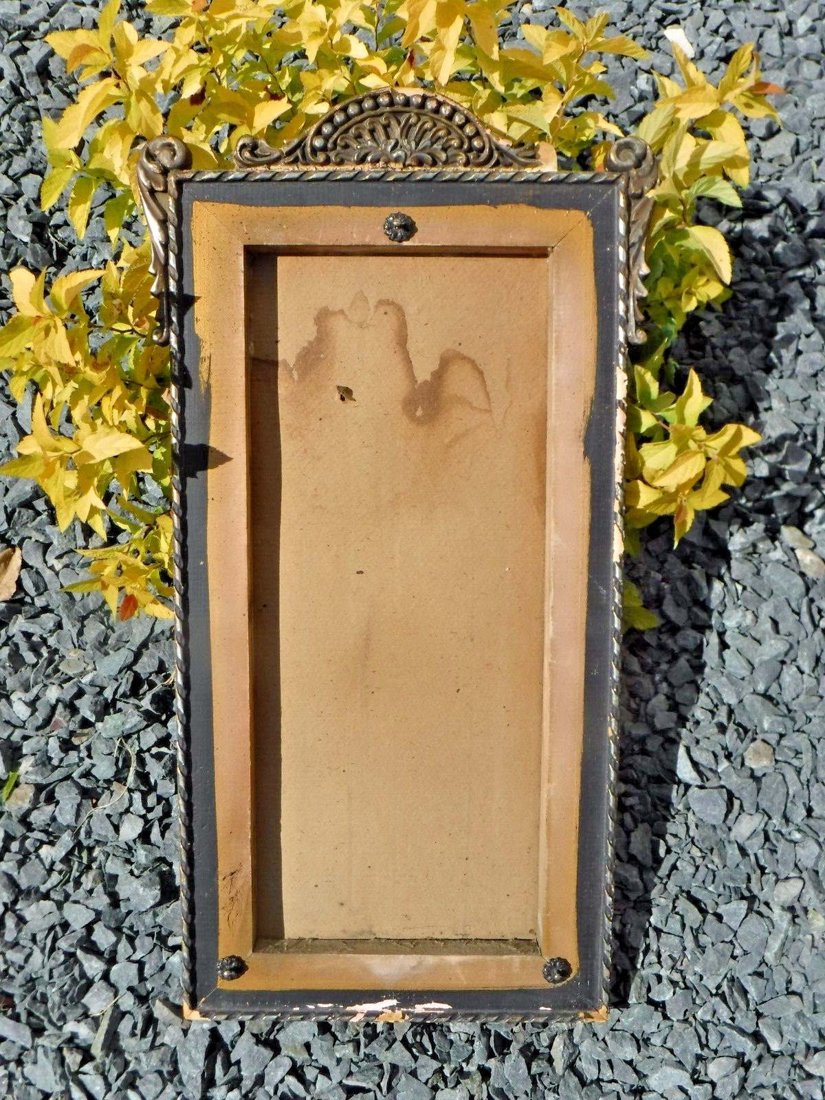 Antiq~Victorian~Eastlake~Deep Well Picture Frame~Distressed Fits 17 X 7~Unusual