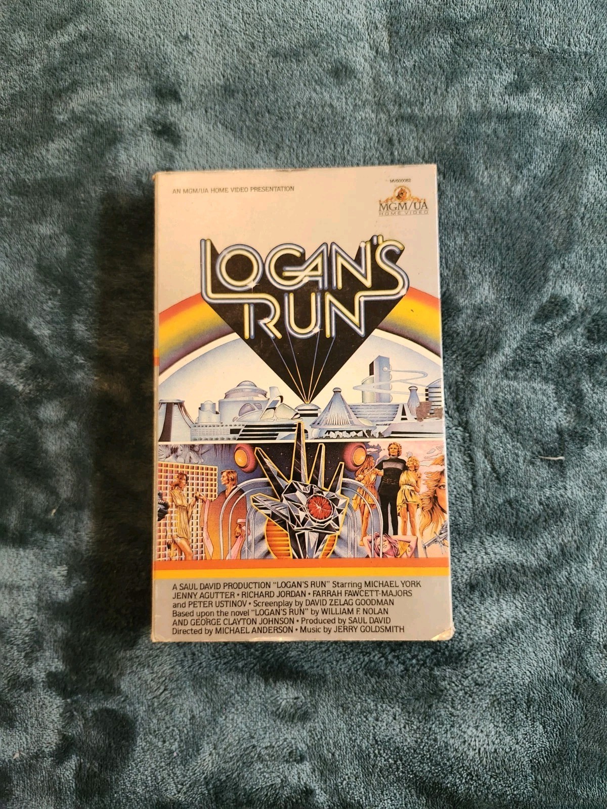 Logan\'s Run MGM/UA Home Video Big Box VHS Tape