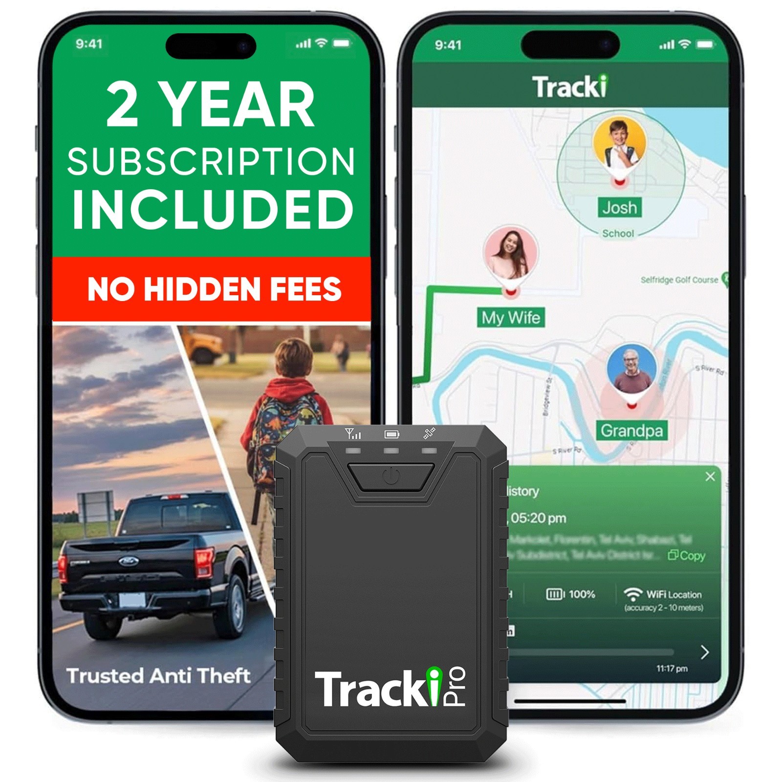 Tracki Pro GPS Tracker for Vehicles – Includes 24 Month Subscription Tracki Pro GPS Tracker for Vehicles – Includes 24 Month Subscription