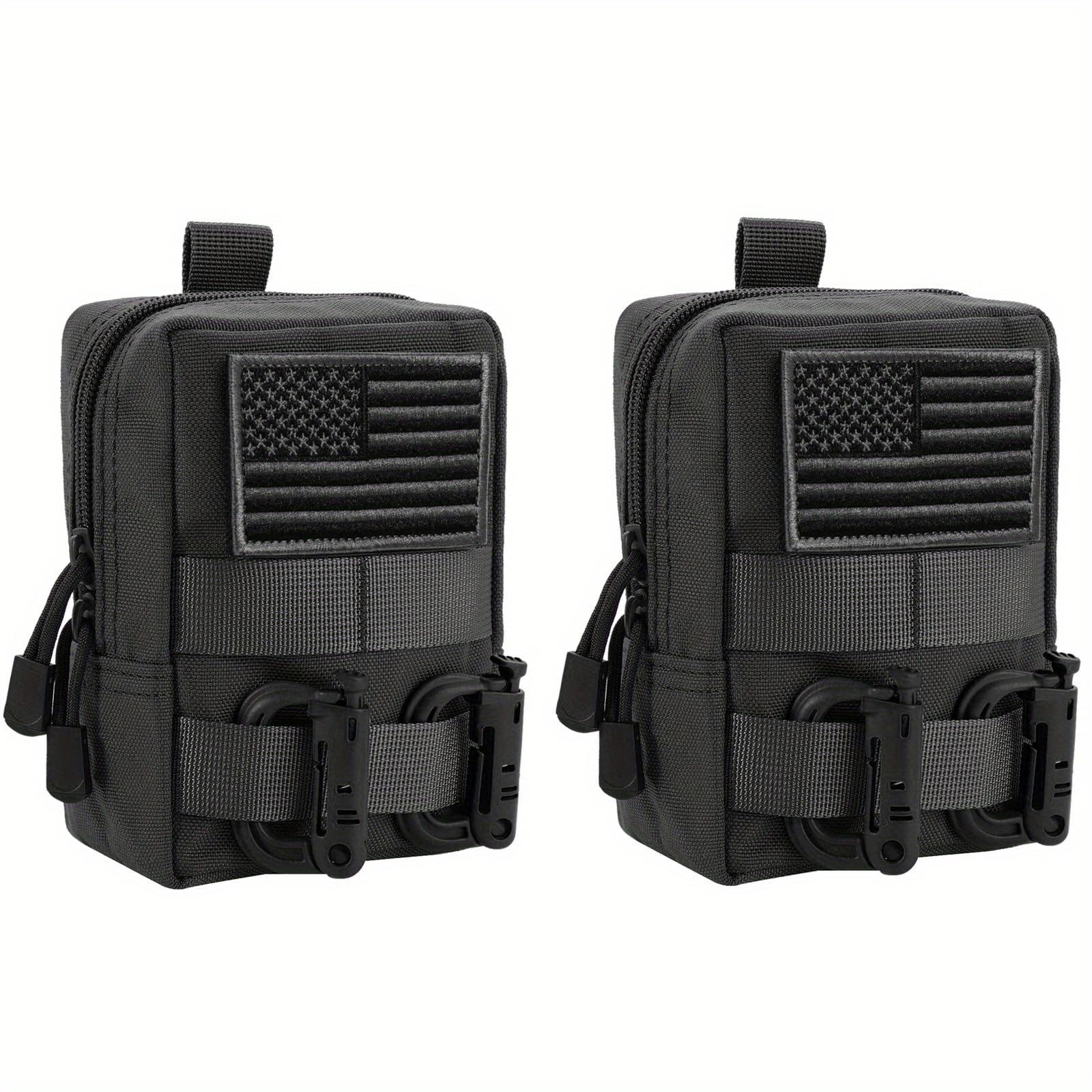 2 Pack Tactical MOLLE Pouches for Outdoor Sports