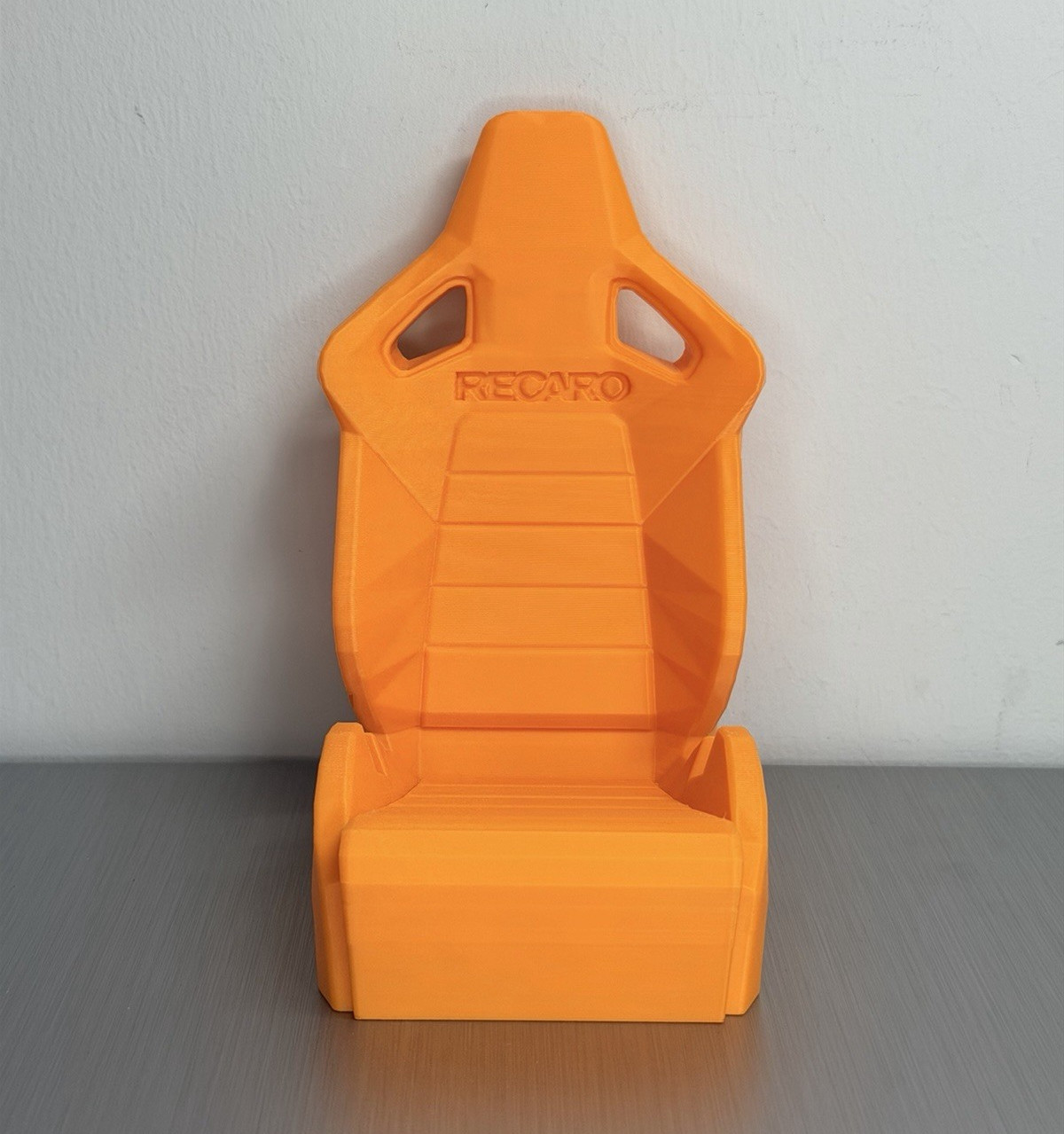 RECARO Orange Racing Seat Diecast / Phone Stand