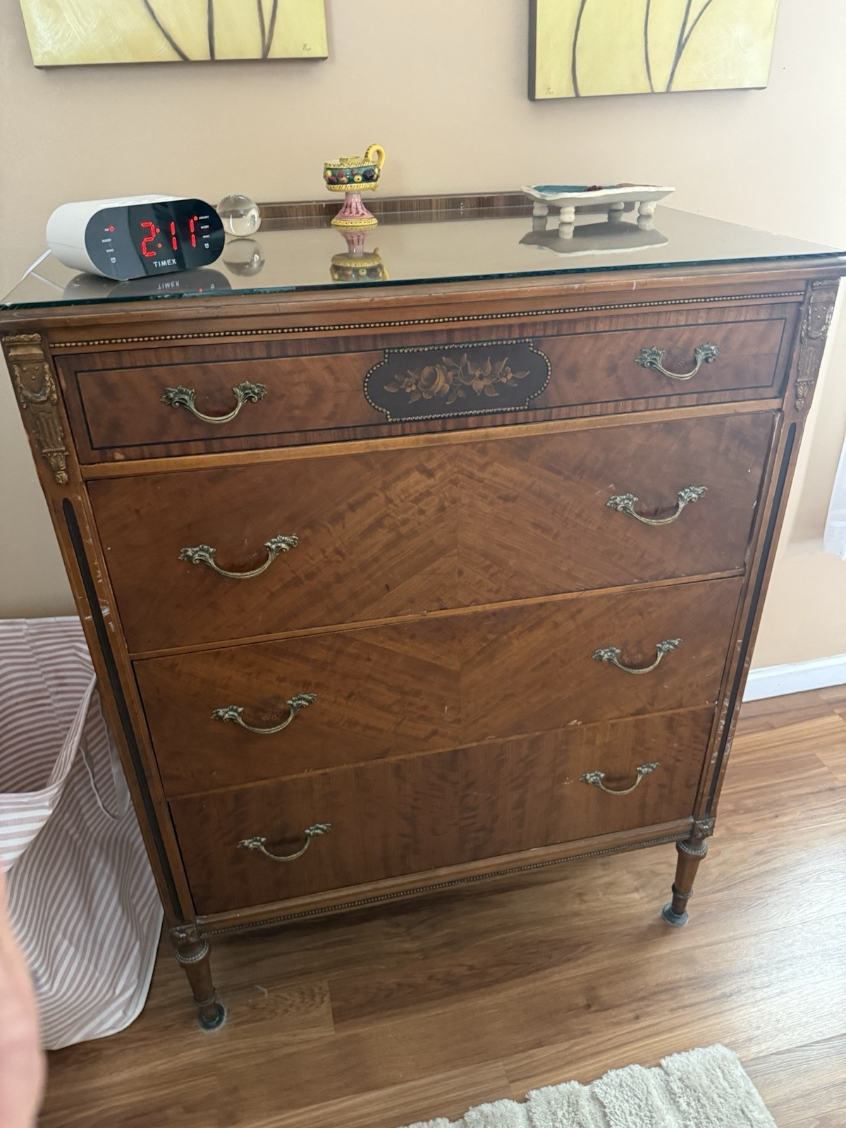 Antique Sligh 4 Drawer Chest, Made In USA, Grand Rapids Michigan 1900-1910