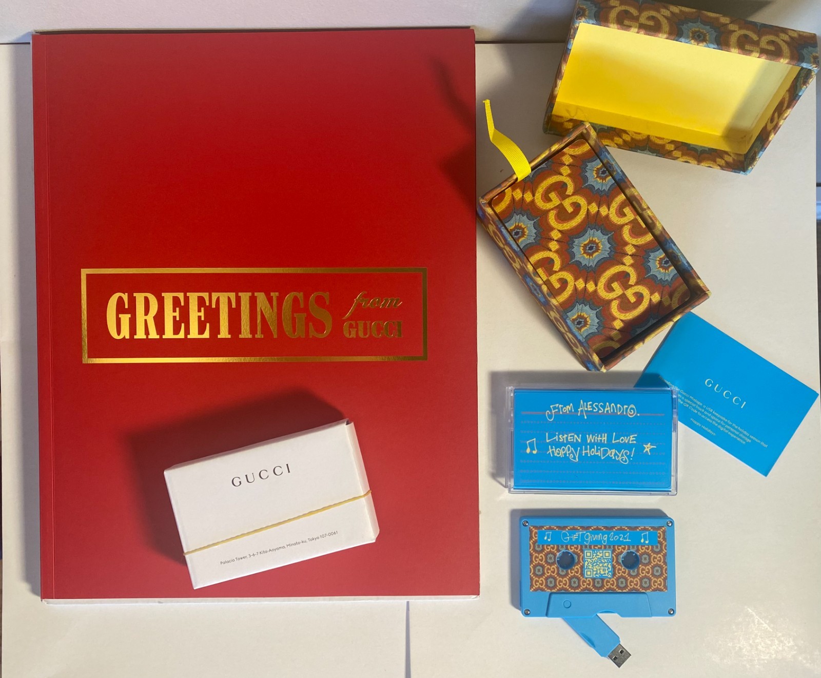 RARE GUCCI 100th Anniversary Designer Novelty Collections - Cards, Music, Wrap