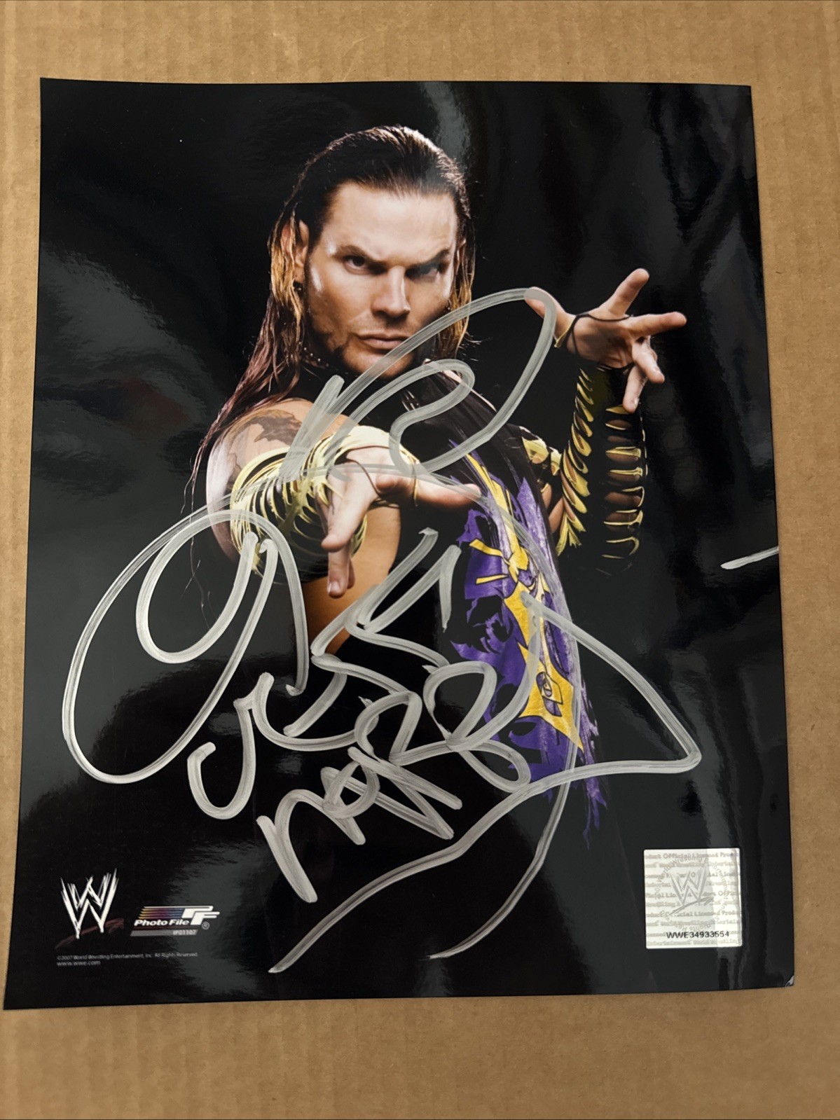 WWE Jeff Hardy SIGNED Autographed 8x10 Photo WWE Wrestling
