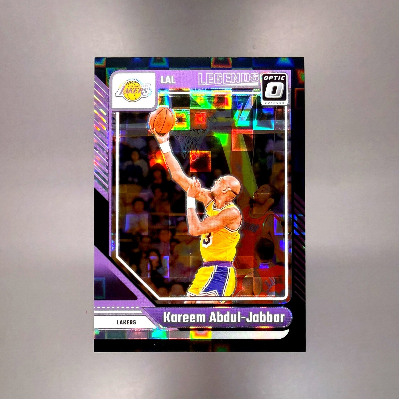 KAREEM ABDUL-JABBAR 2024-25 Donruss Optic Legends Black Pandora 15/15 #228 RARE
