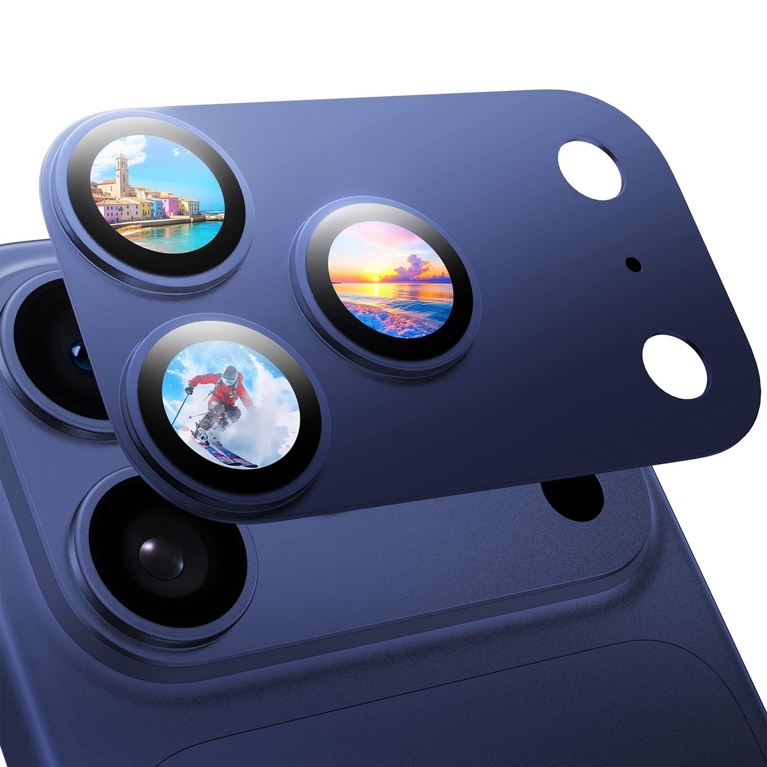MAGIC JOHN 2 Pack Camera Lens Protector for iPhone 17 Pro Full Coverage HD Clear MAGIC JOHN 2 Pack Camera Lens Protector for iPhone 17 Pro Full Coverage HD Clear