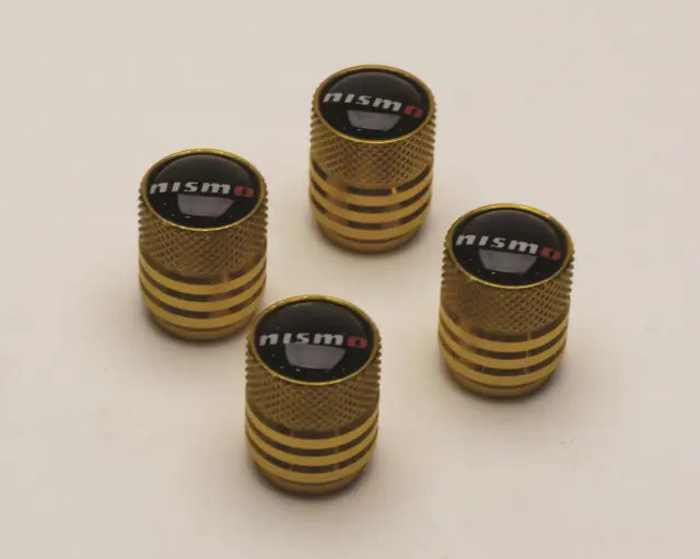 Genuine Nismo Nismo Valve Cap Set-gold 99927-VLCGD
