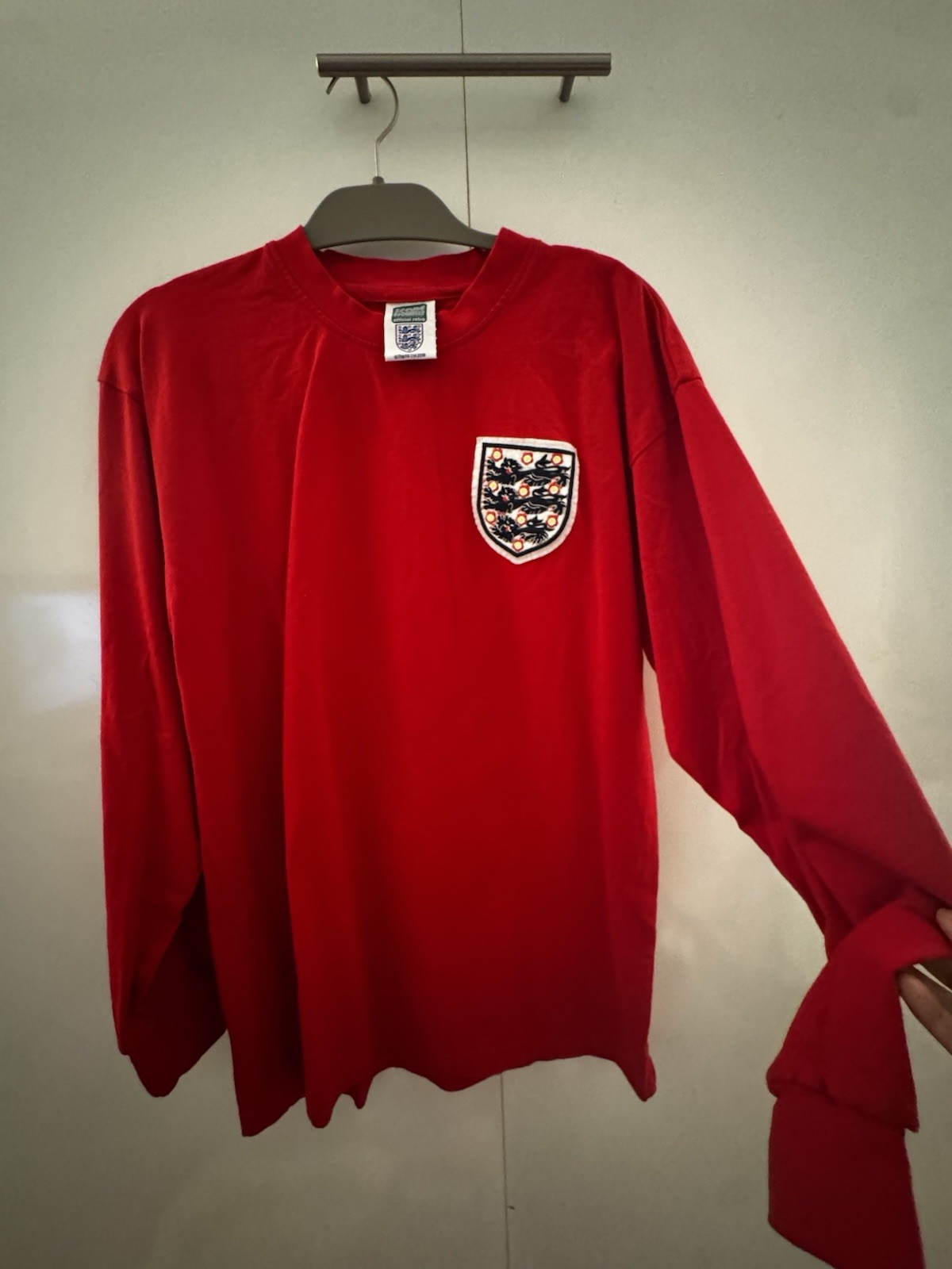 England 1966 Away Football Shirt Retro Score Draw Soccer Size L