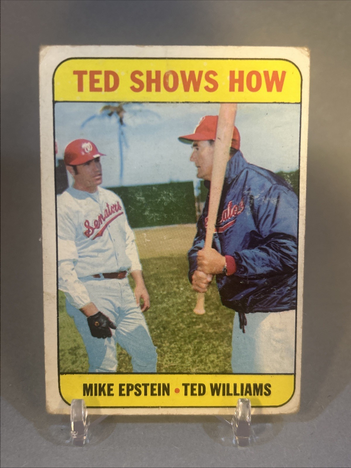 1969 Topps - High # Ted Williams, Mike Epstein #539 Mike Epstein, Ted Williams