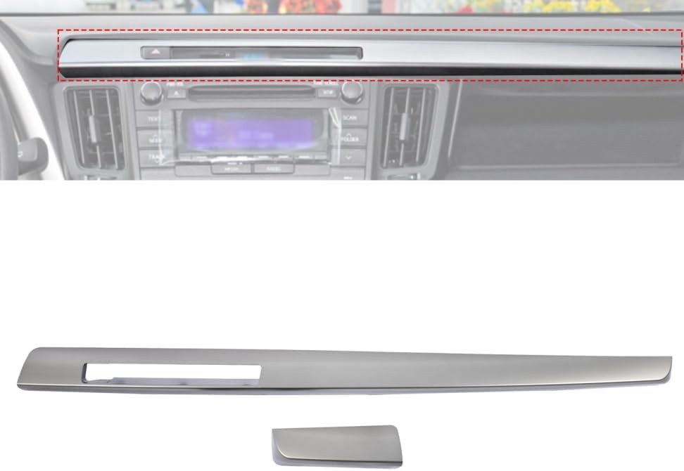 Upper Center Dashboard Trim Compatible with Toyota RAV4 2013 2014 2015 Replace