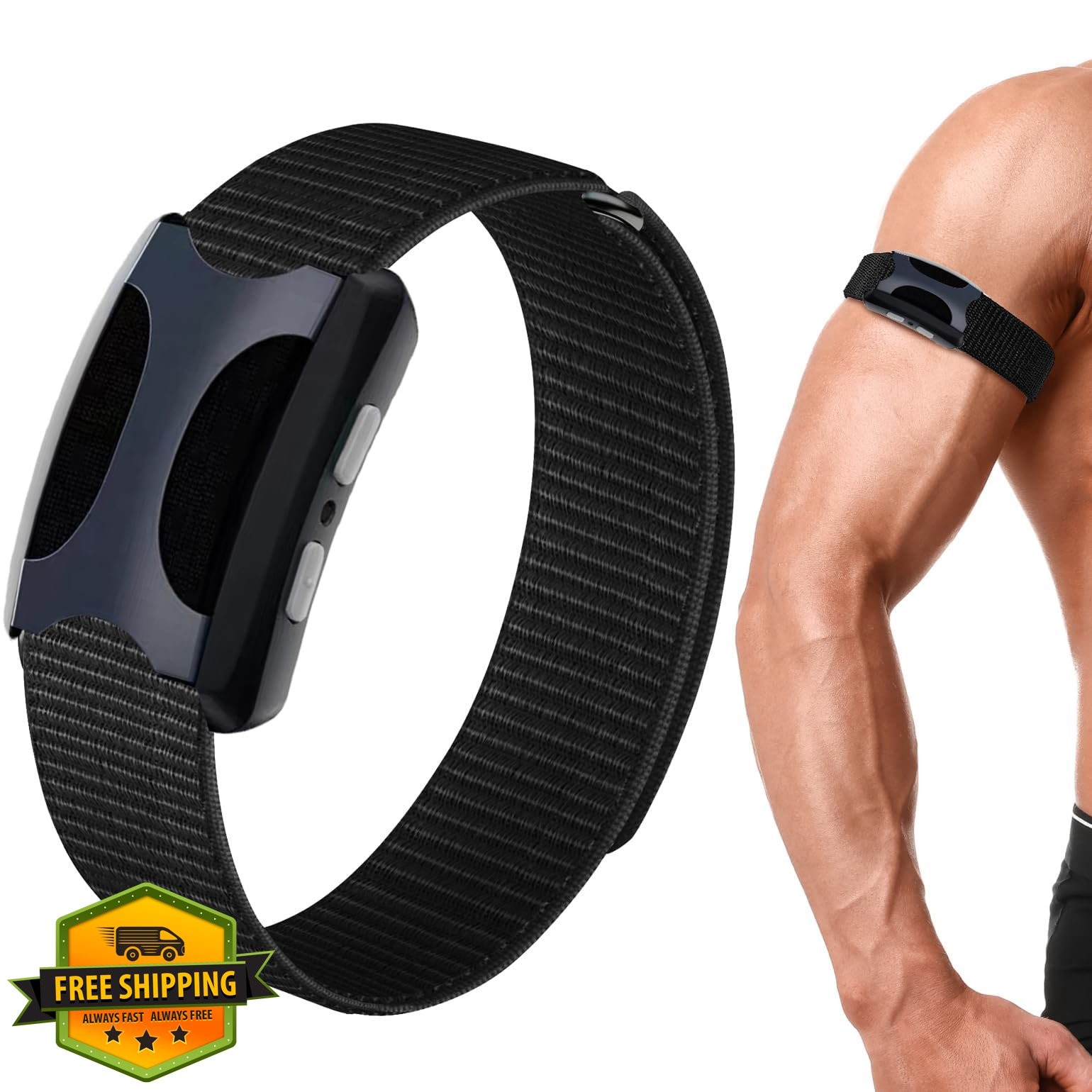 Oanux Nylon Loop Arm Band for Apollo Neuro Fitness Tracker Strap