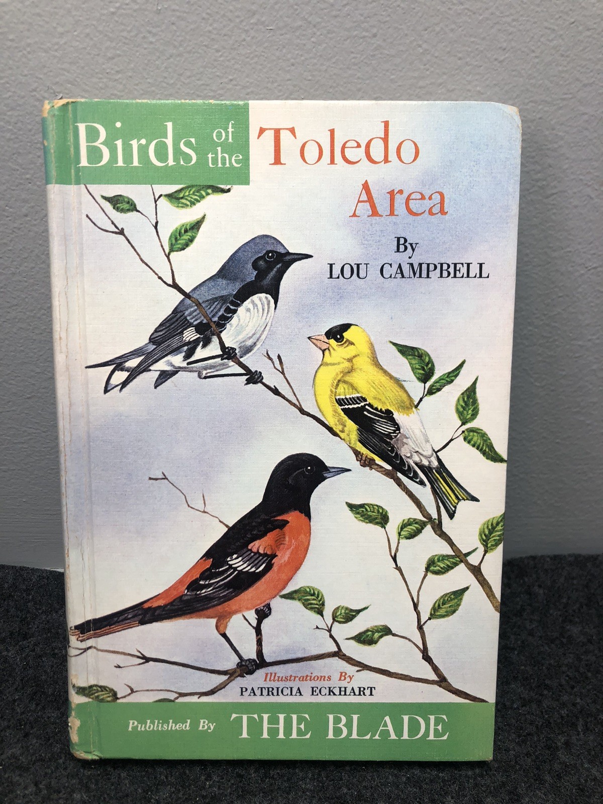 Birds of the Toledo Ohio Area by Lou Campbell & The Toledo Blade Newspaper  1968