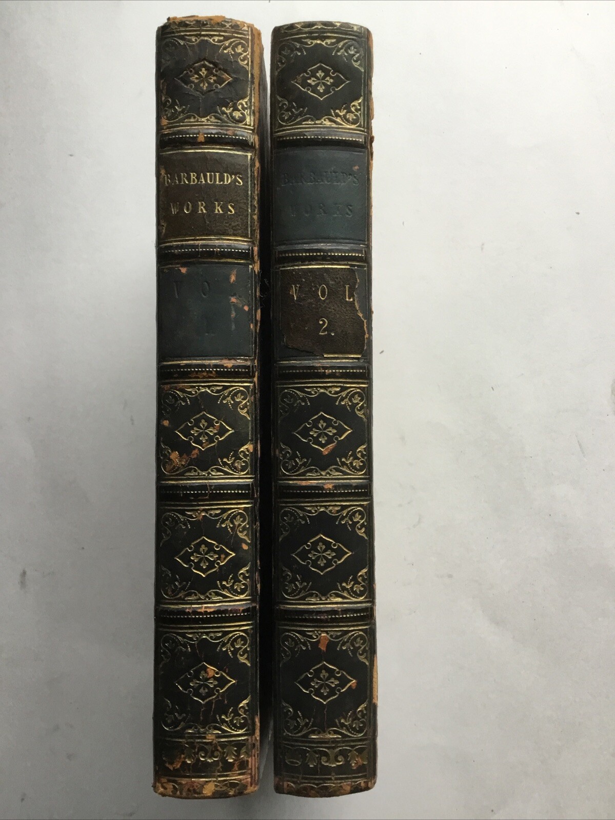 The Works Of Anna Letitia Barbauld, Memoir By Lucy Aiken, 1825 1st Ed. 2 Vol Set