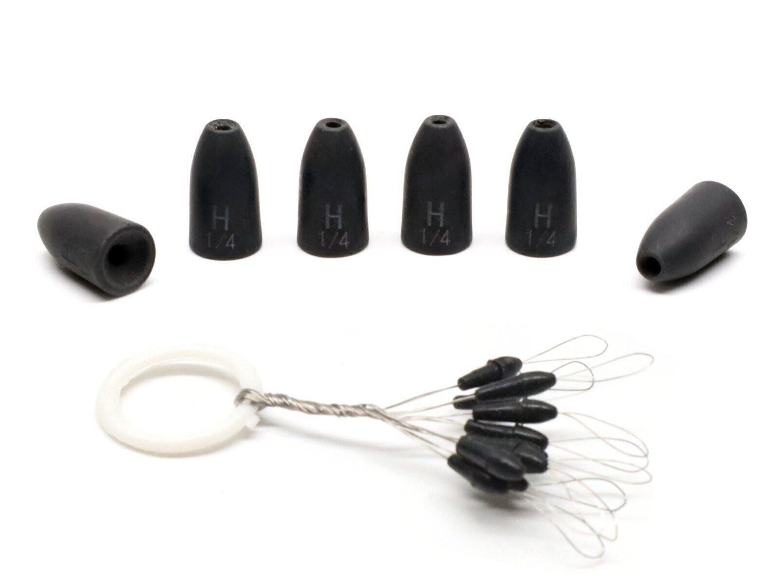 Harmony Fishing Tungsten Worm Weights (Chip-Proof, Includes Weight Pegs)