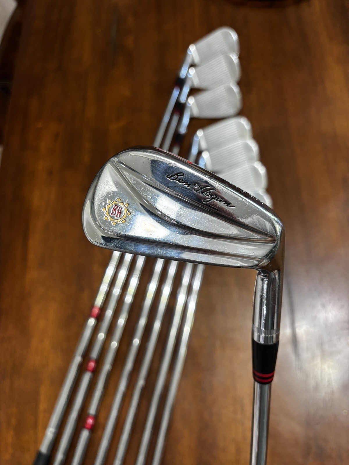 Ben Hogan Apex Irons 1999, Stiff Apex 4 Matching Serial Bands MINT