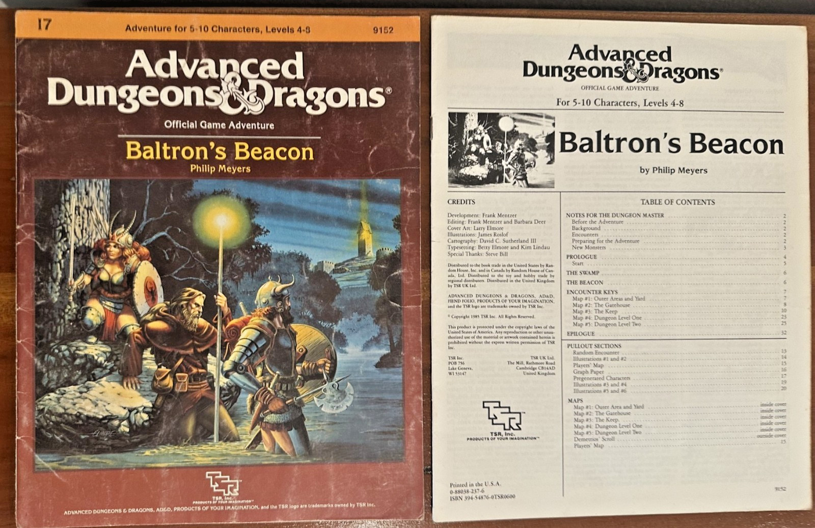 AD&D Adventure Module I7 Baltron's Beacon TSR 9152