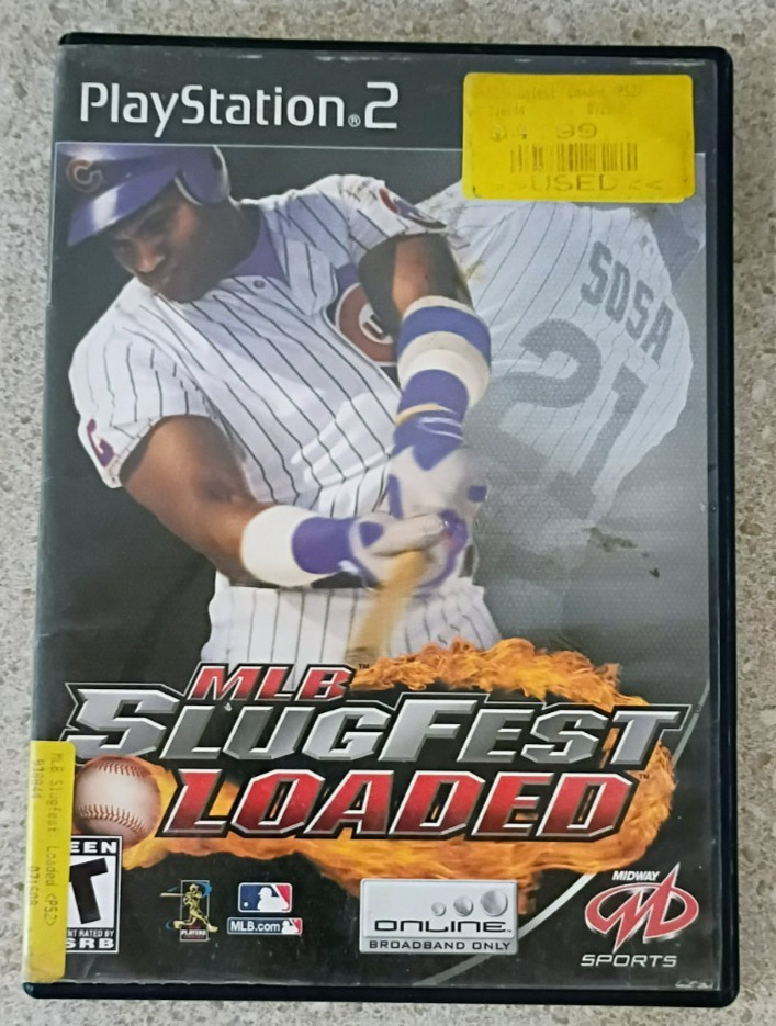MLB SlugFest: Loaded (Sony PlayStation 2, 2004) Tested Working