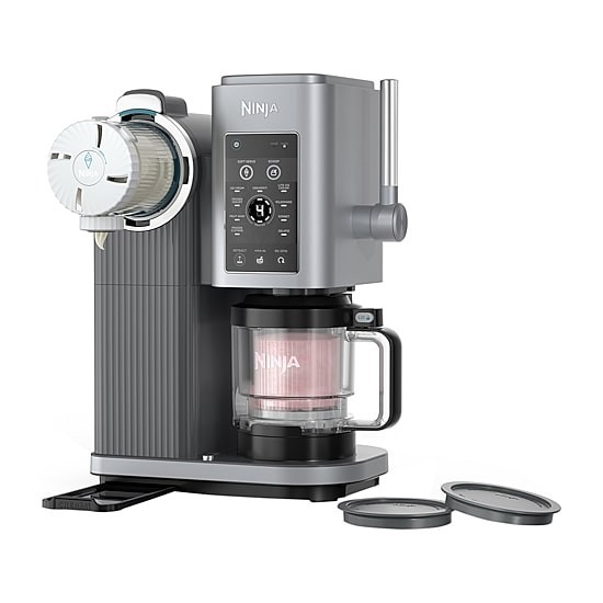 Ninja CREAMi Swirl NC701 13-in-1 Soft Serve Ice Cream Maker 800W Silver