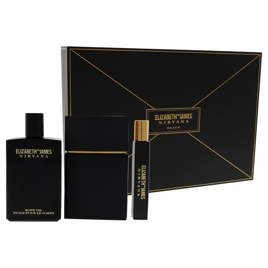 Elizabeth & James Nirvana Black 3 Pc Gift Set EDP 1.7oz DISCONTINUED RARE