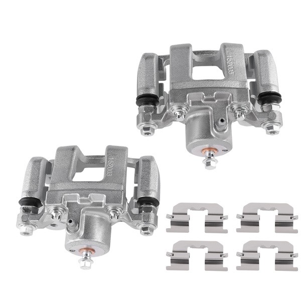 2pcs Rear Left + Right Brake Calipers fit for Hyundai Sonata 2.4L 2011-2015 1