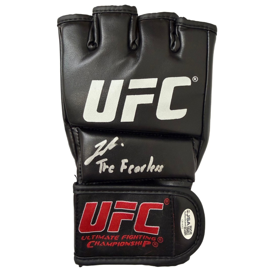 Joshua Van autographed signed inscribed UFC Glove The Fearless JSA