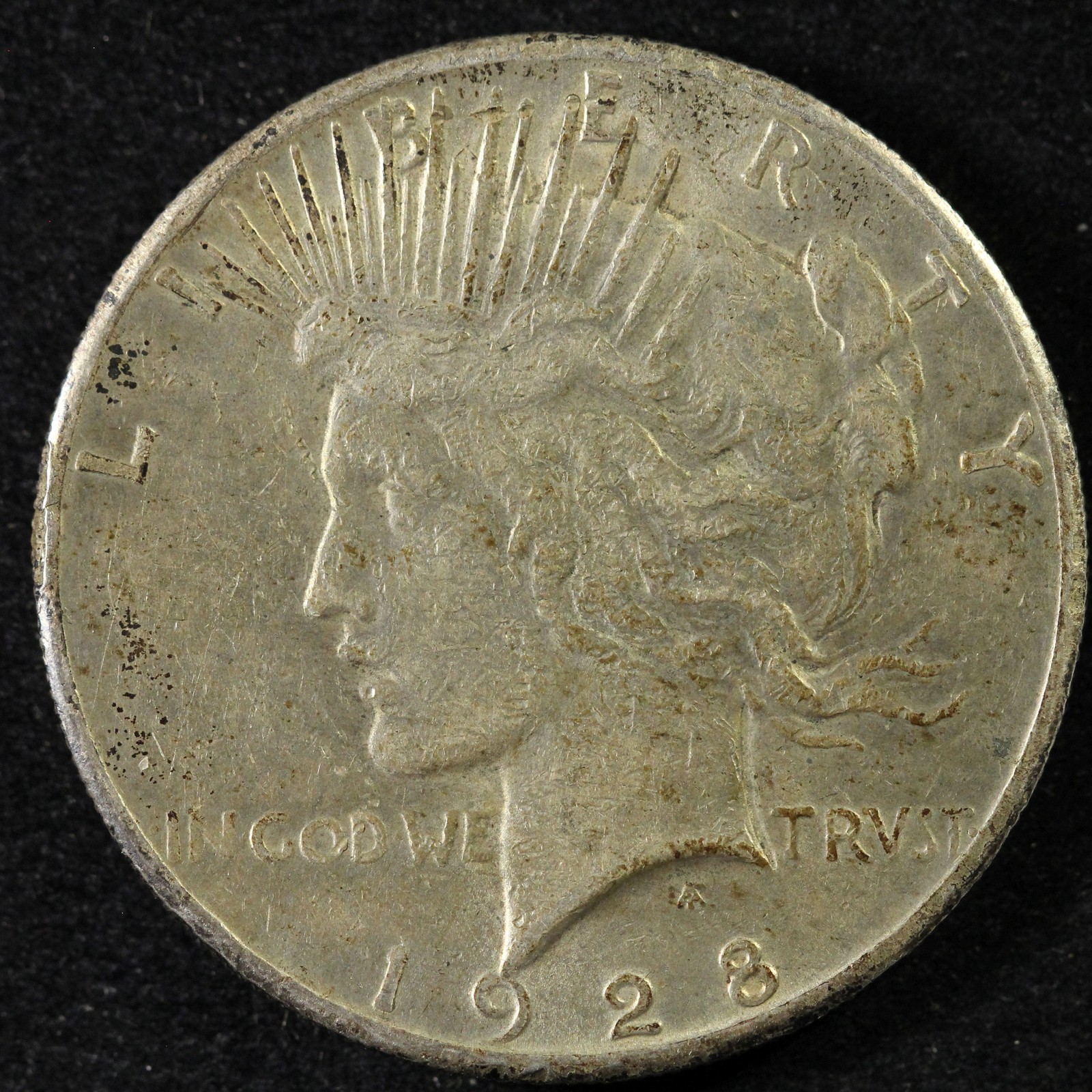 1928-P $1 Silver Peace Dollar - USA 1928-P $1 Silver Peace Dollar - USA