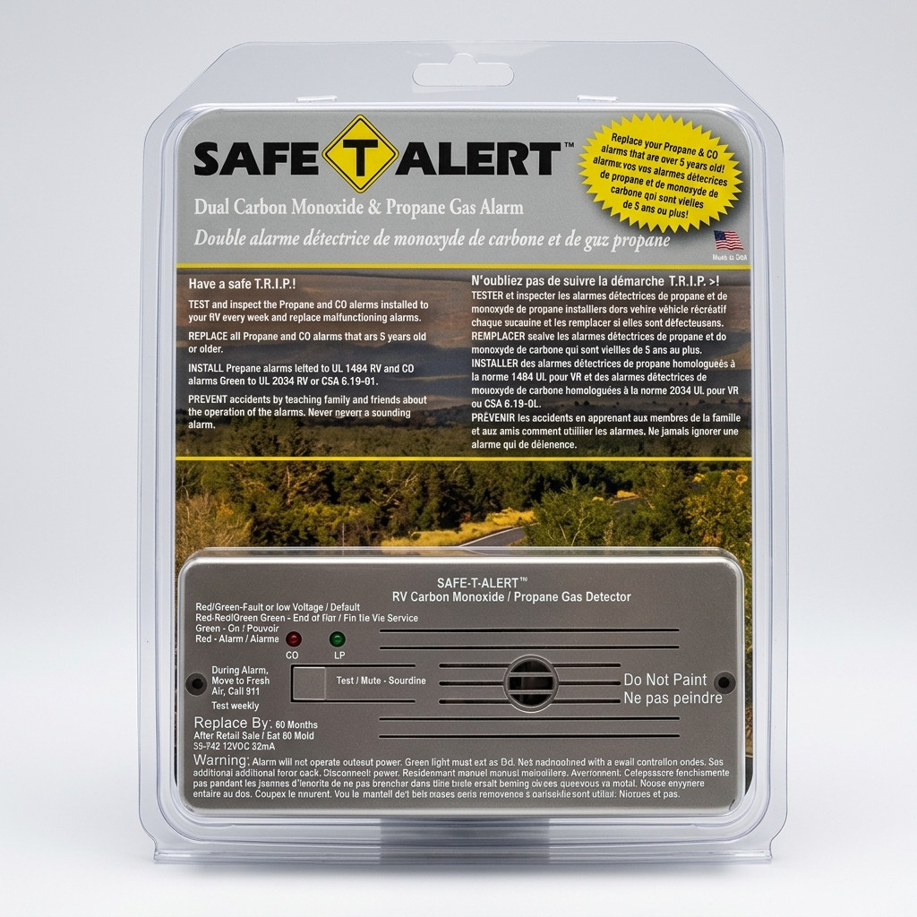MTI Industry 35-742-SL-BR Safe-T-Alert ™ LP & CO ALARMS & DETECTORS RV MTI Industry 35-742-SL-BR Safe-T-Alert ™ LP & CO ALARMS & DETECTORS RV