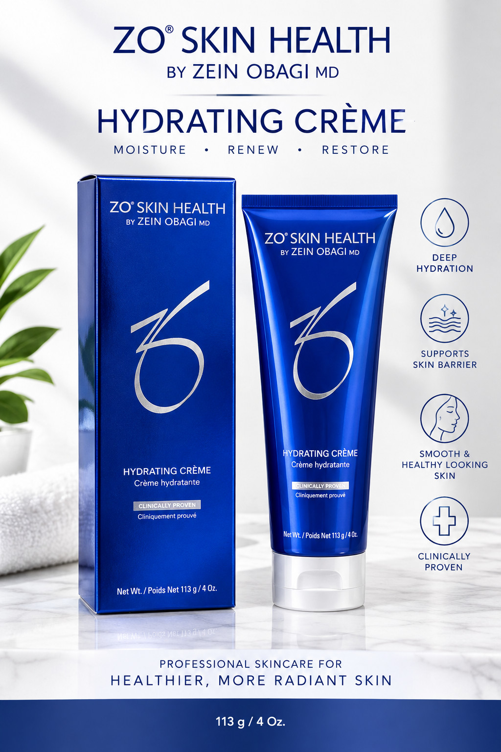 ZO Skin Health Hydrating Creme 113g/4oz. 