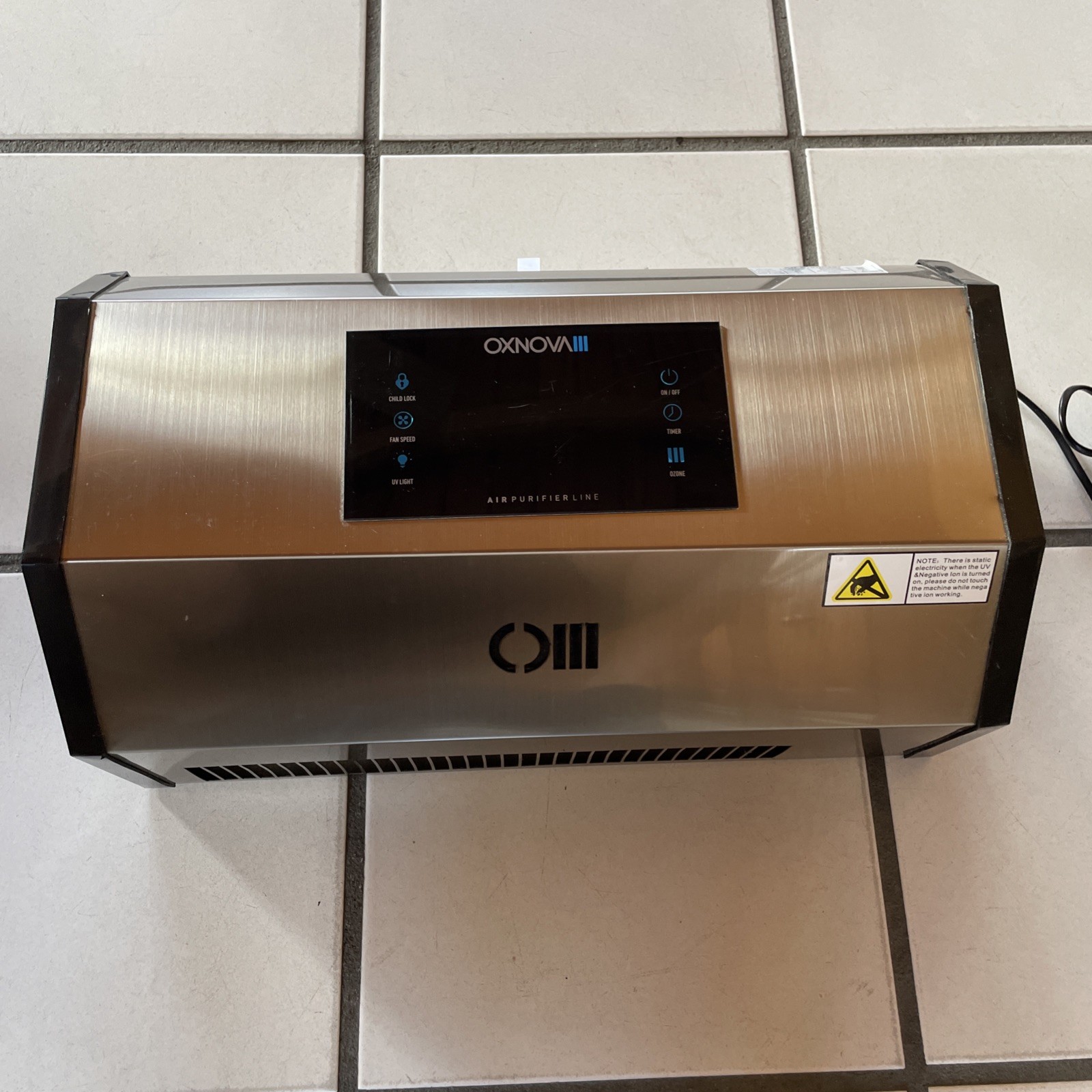 OXNOVAIII 450 Pure Life Air Purifier, Touch Screen Filter-NEW