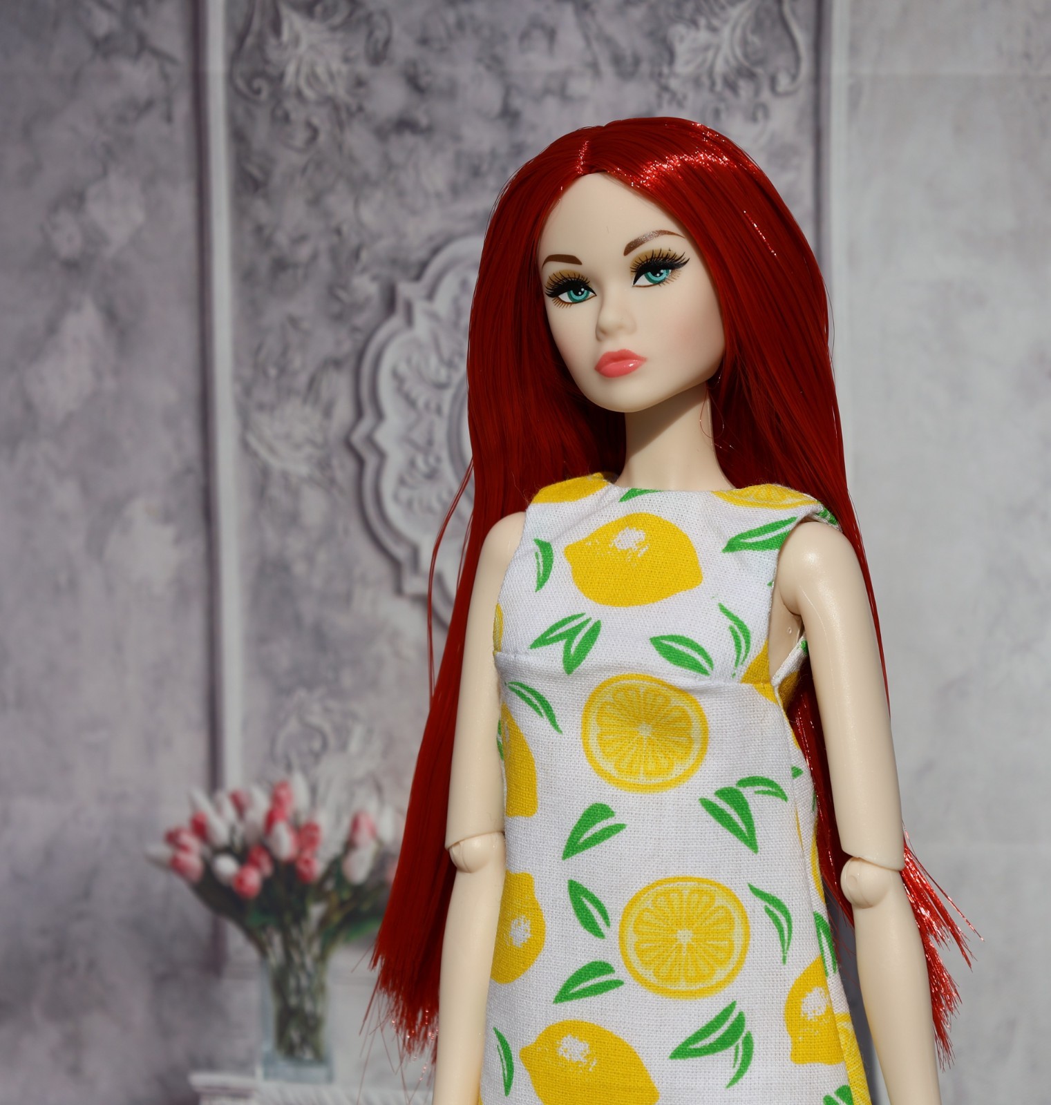NEW Redhead Poppy Parker Face Mold Red Hair Supermodel DOLL Integrity FR Style