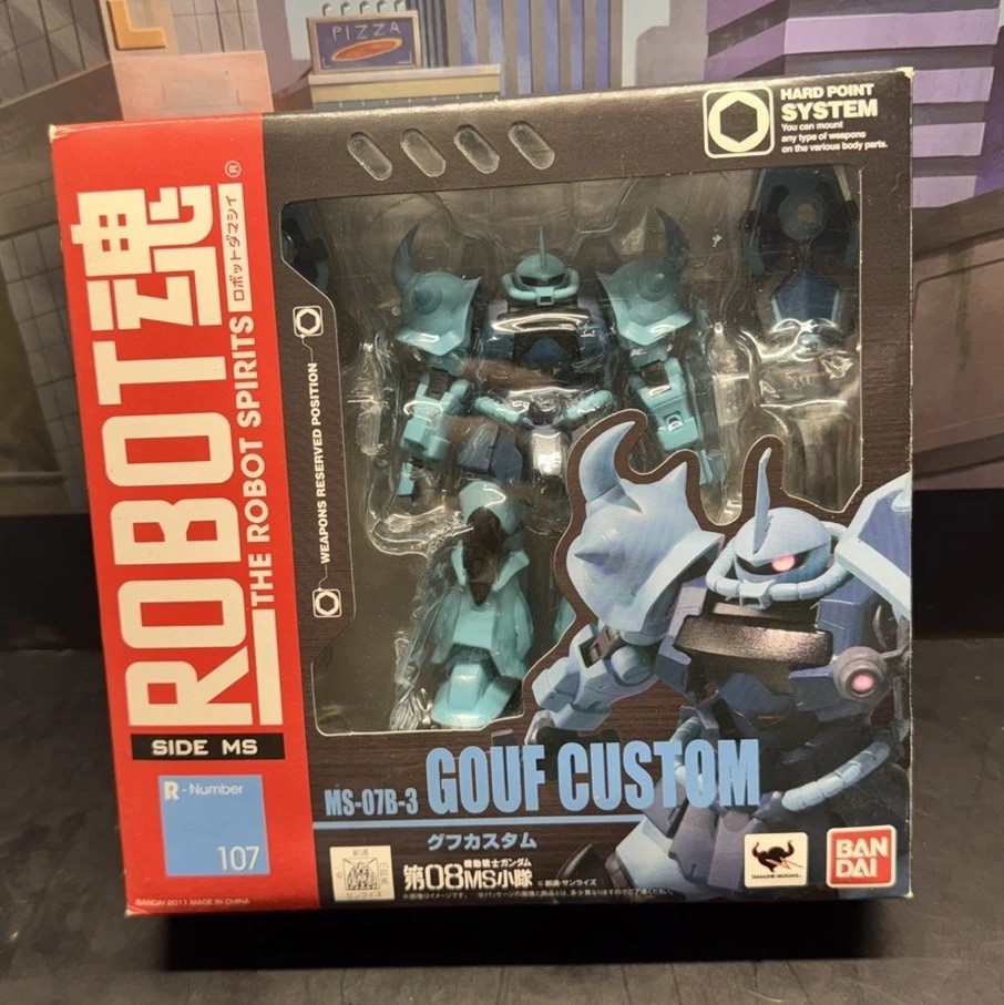 SIDE MS Mobile Suit Gundam Gouf Custom Robot Spirits Action Figure BANDAI JAPAN SIDE MS Mobile Suit Gundam Gouf Custom Robot Spirits Action Figure BANDAI JAPAN