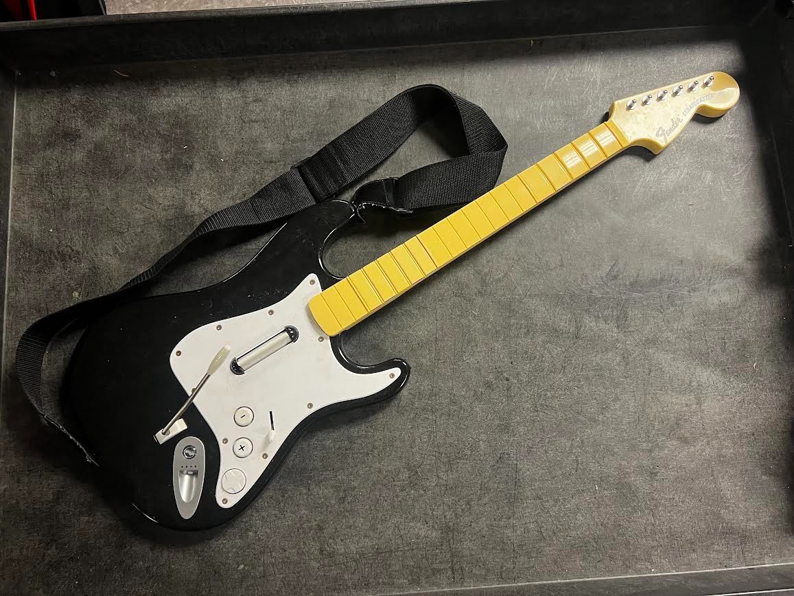 Rock Band Harmonix Fender Stratocaster 19091 Guitar Black
