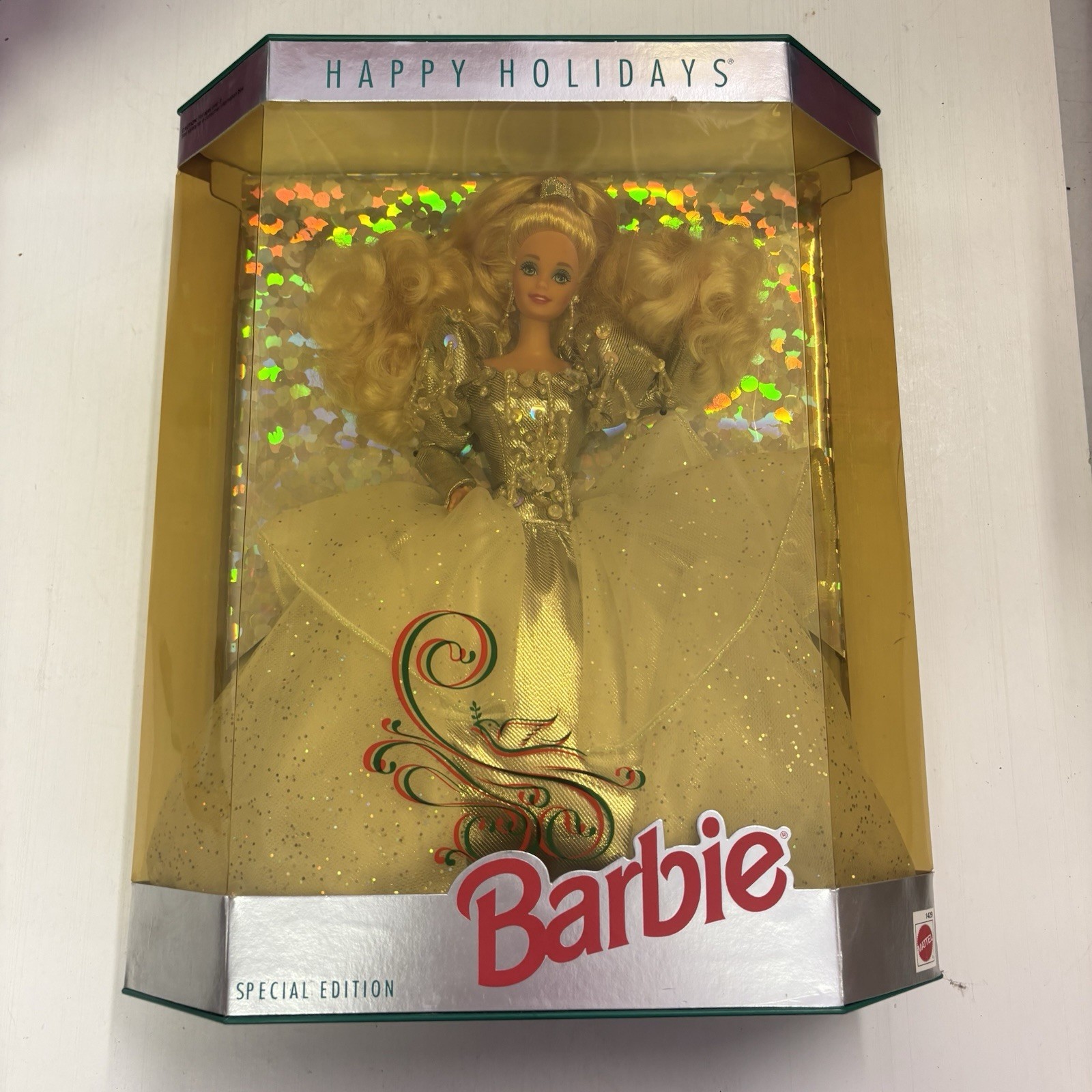 Barbie 1992 Happy Holidays Special Edition Crystal and Silver Model 1429 Barbie 1992 Happy Holidays Special Edition Crystal and Silver Model 1429