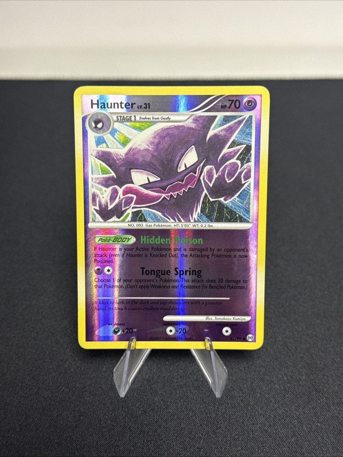 NM Haunter (41) Reverse Holo 41/99 Uncommon Arceus Tomokazu Komiya HIGH GRADE NM Haunter (41) Reverse Holo 41/99 Uncommon Arceus Tomokazu Komiya HIGH GRADE