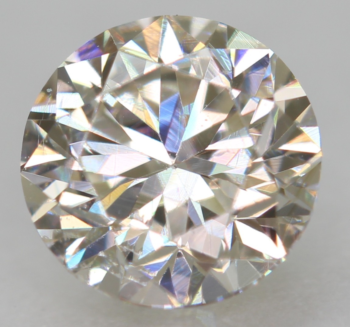 0.17 Carat Top Top Brown SI2 Round Brilliant Natural EARTH MINED Diamond 3.51mm