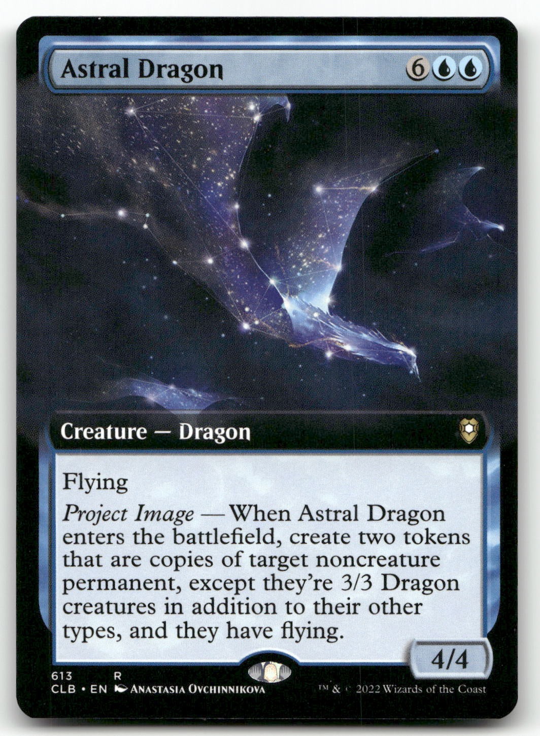 Astral Dragon (Extended Art) #613 (NM) Baldur\'s Gate CLB Magic MTG