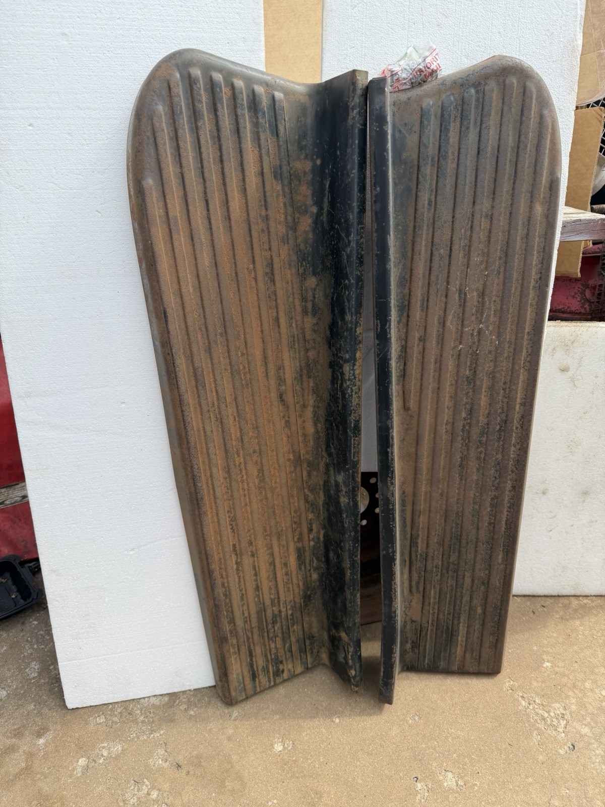 USED ORIGINAL PAIR OF 1947-54 CHEVY GMC TRUCK  RUNNING BOARDS