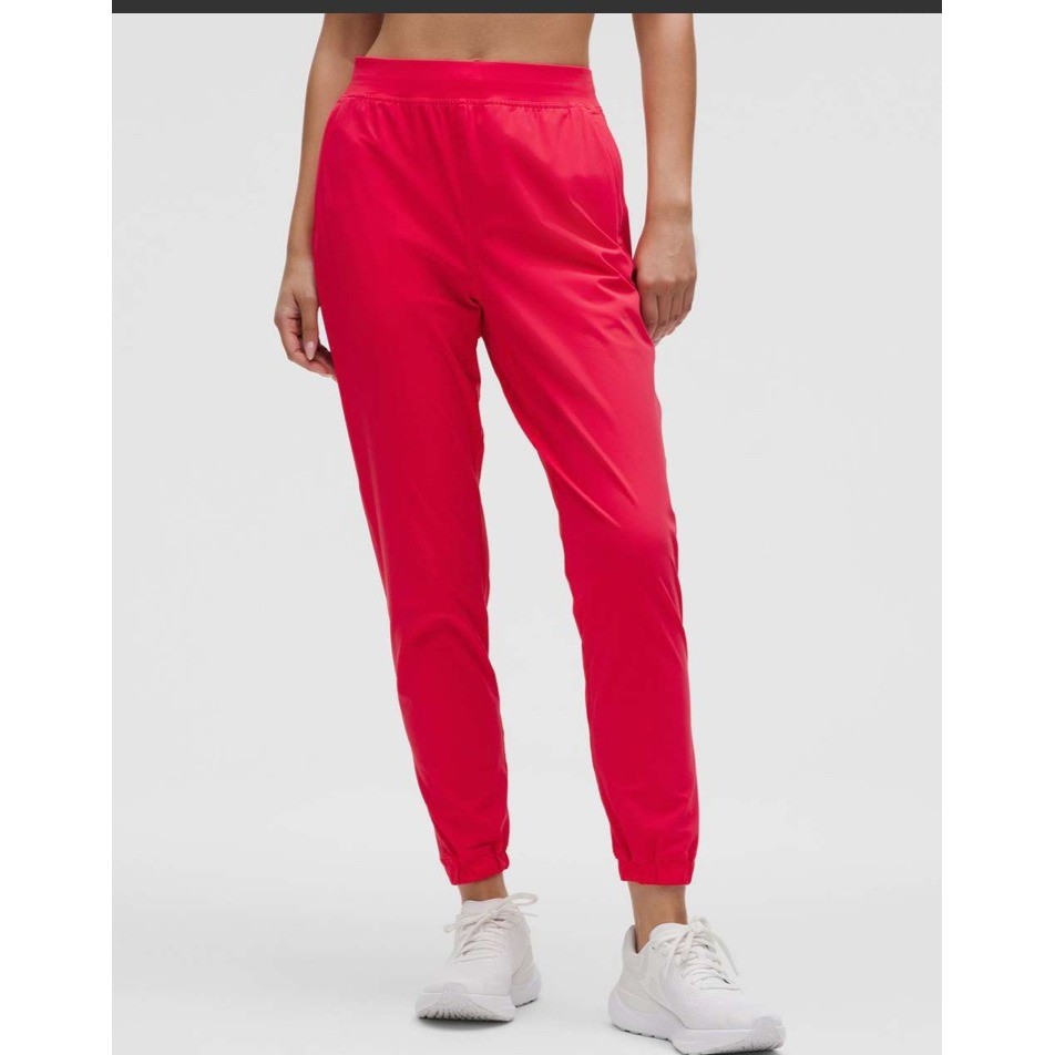 NWT Lululemon Adapted State HR Jogger Red Lightweight Athletic Pants Women\'s