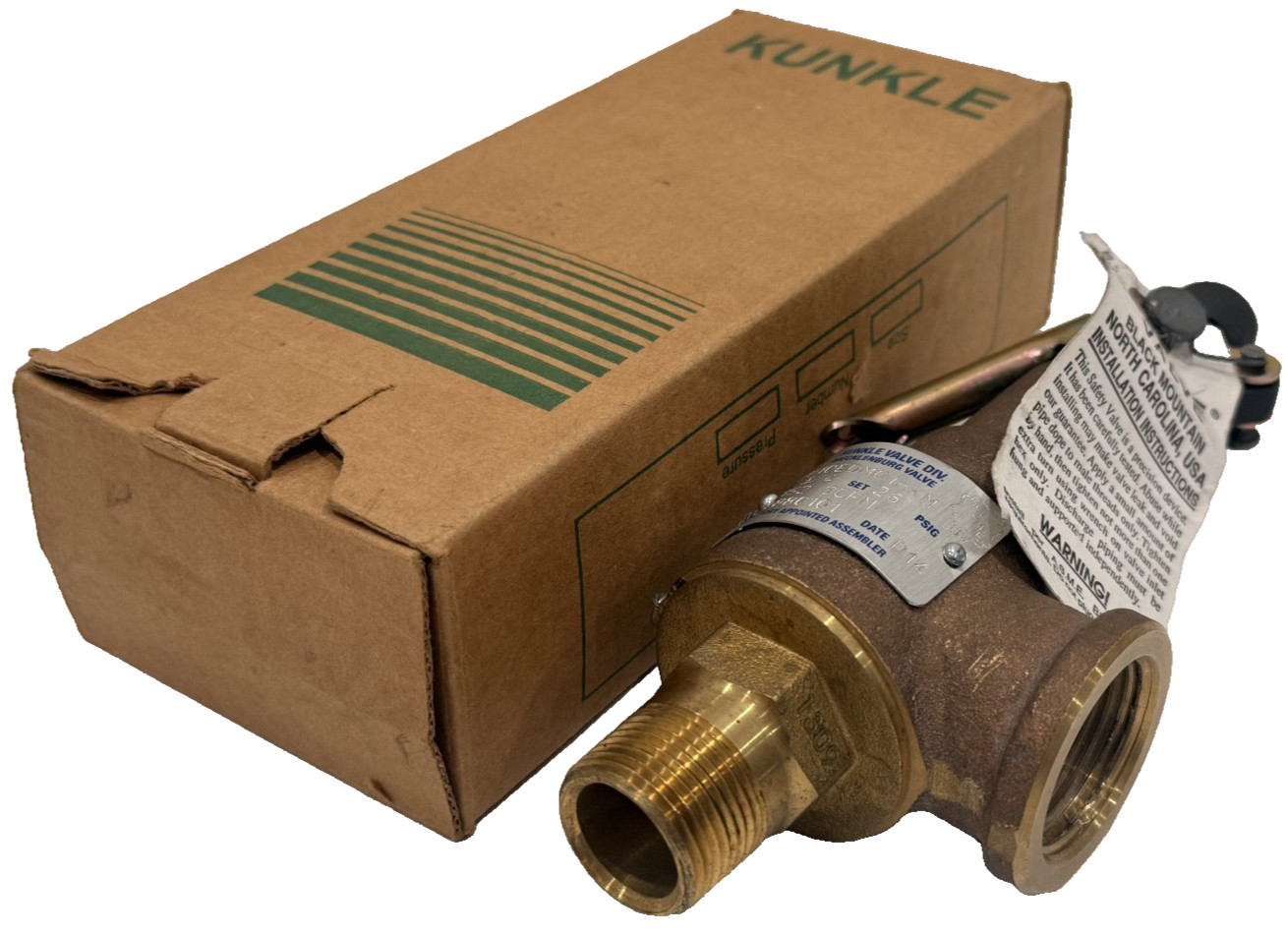 NEW KUNKLE 6010EDM01-KM SAFETY VALVE 3/4