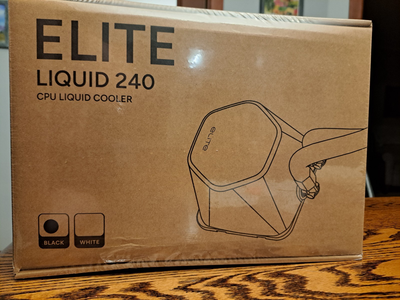 Cooler Master Elite Liquid 240 240mm ARGB CPU Liquid Cooler Black New
