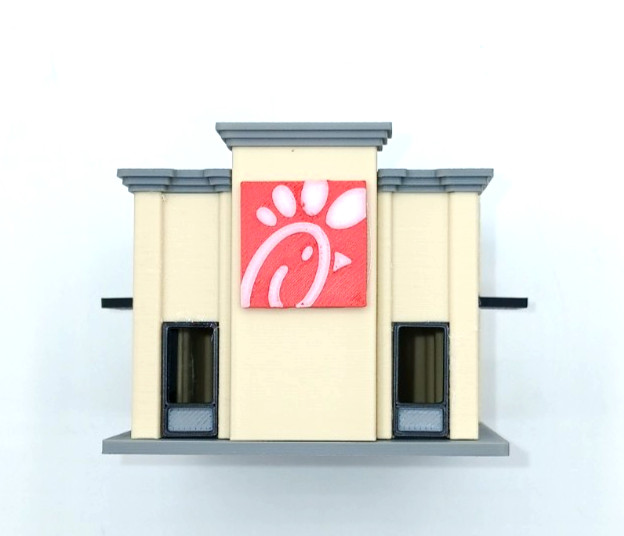 HO Scale Restaurant Kit - Chick-fil-A