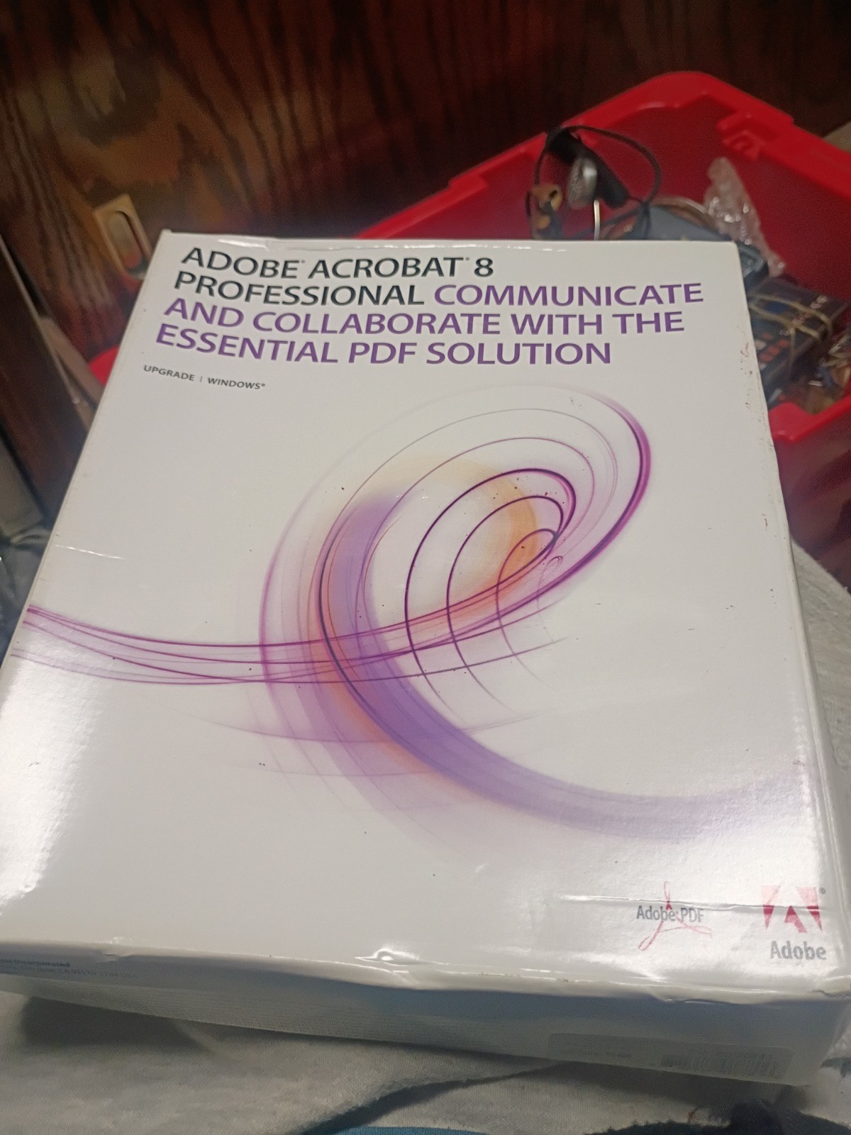Vintage Adobe Acrobat 8 Professional Upgrade Windows Boxed Software Edition