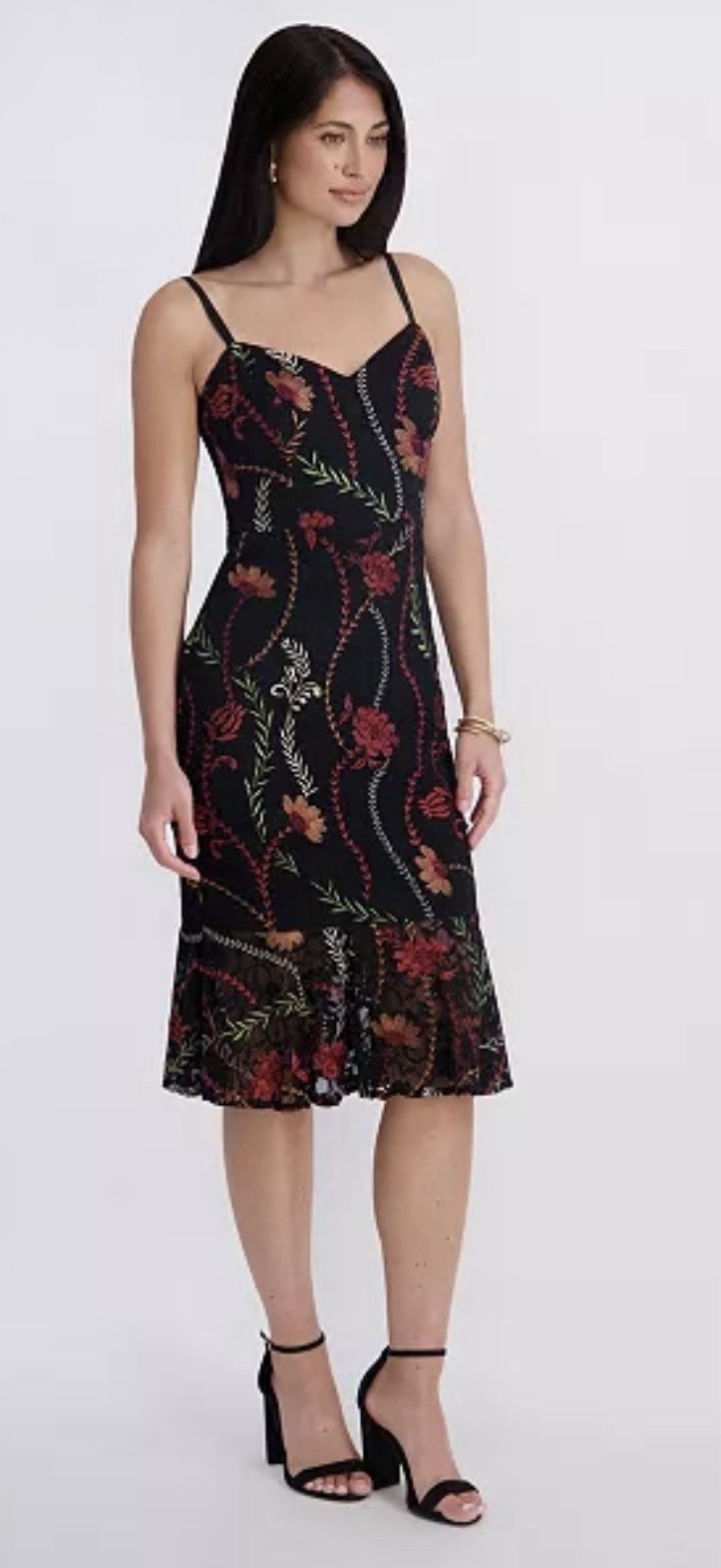Siena Women\'s Red Floral Sleeveless Size 14 Siena Women\'s Red Floral Sleeveless Size 14