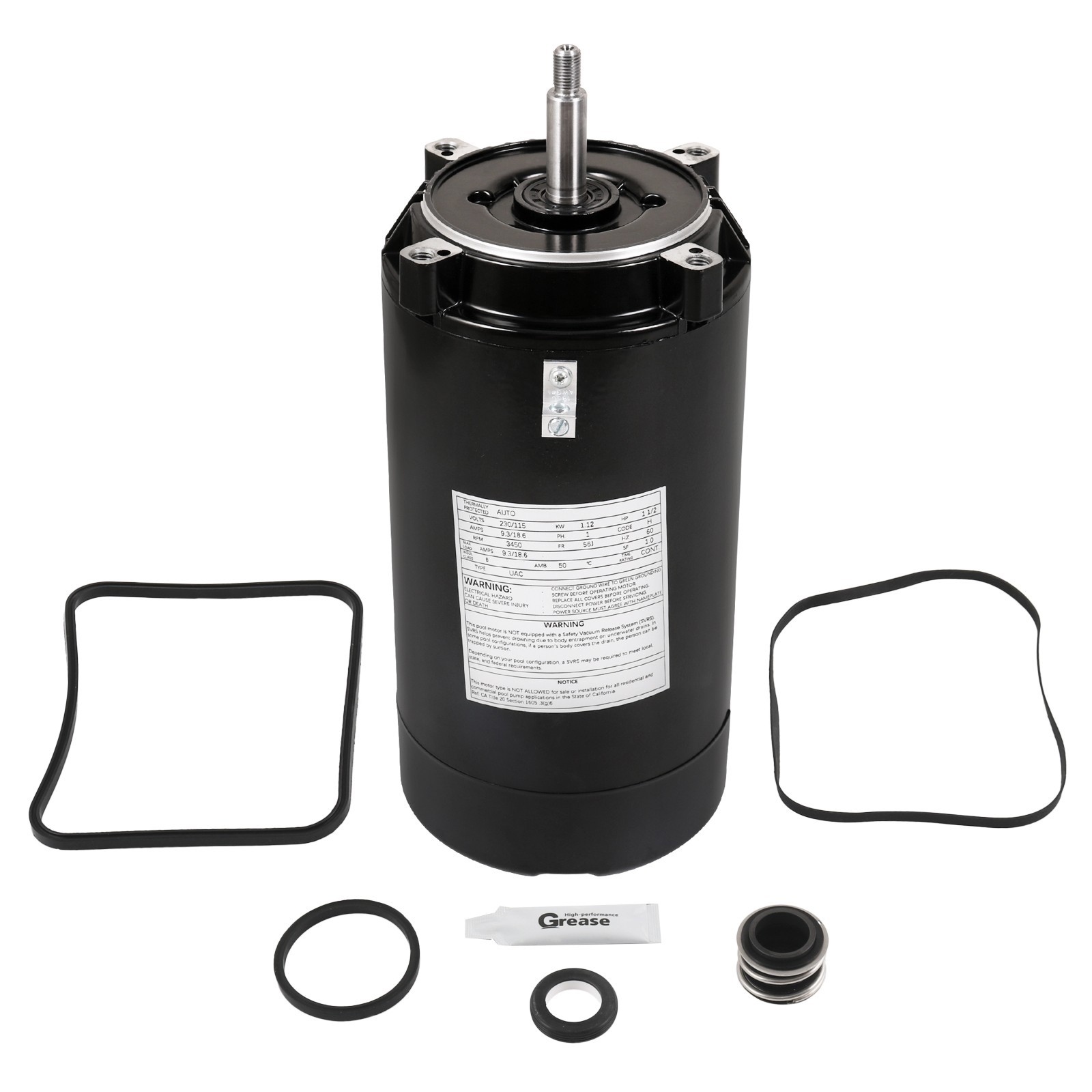 Hayward pool Pump 1.5 HP Pool Pump Replacement Century Motor For UST1152