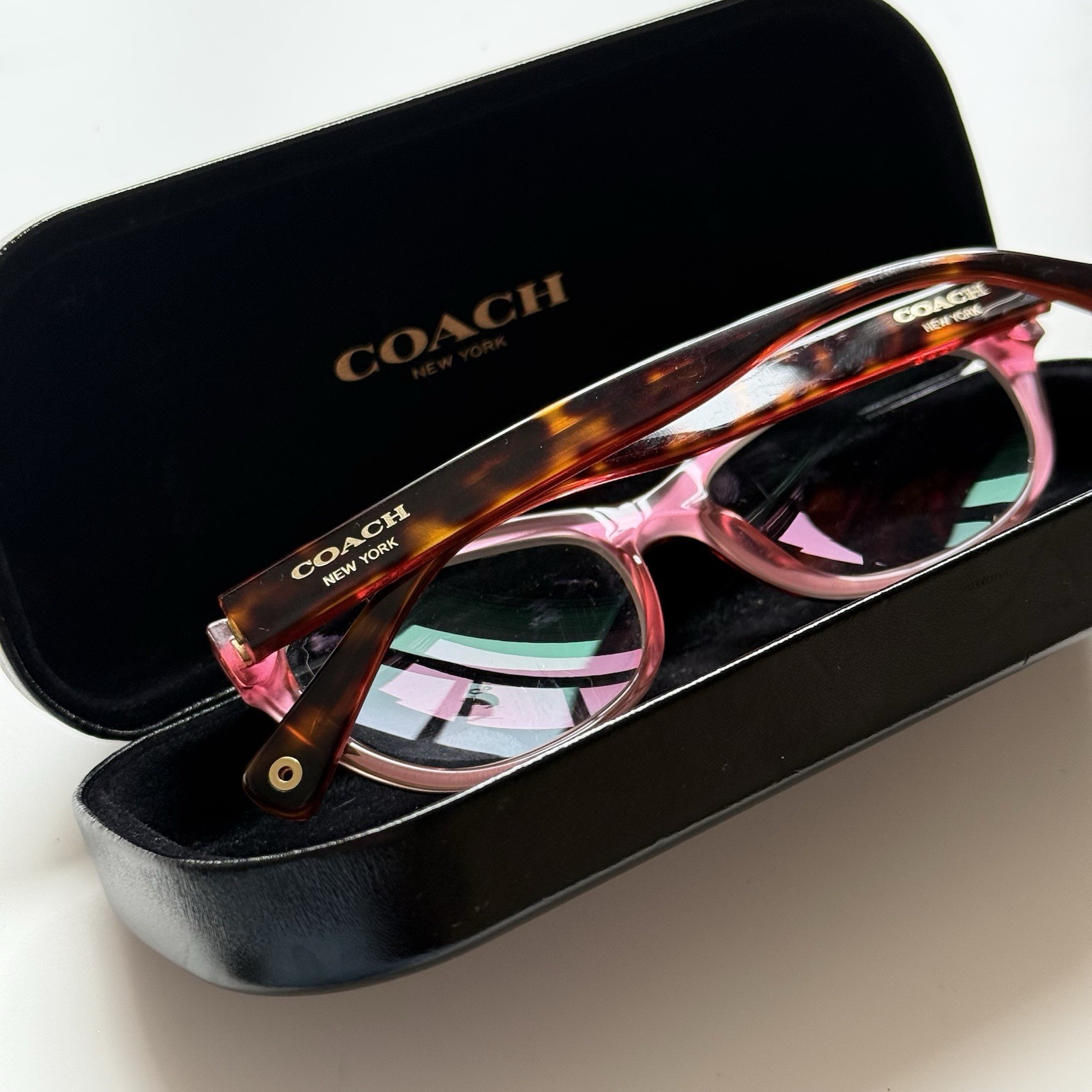 COACH NEW YORK “KRISTIN” HC6041 5115 Brown/Pink 51-16-135 Eyeglasses Frame
